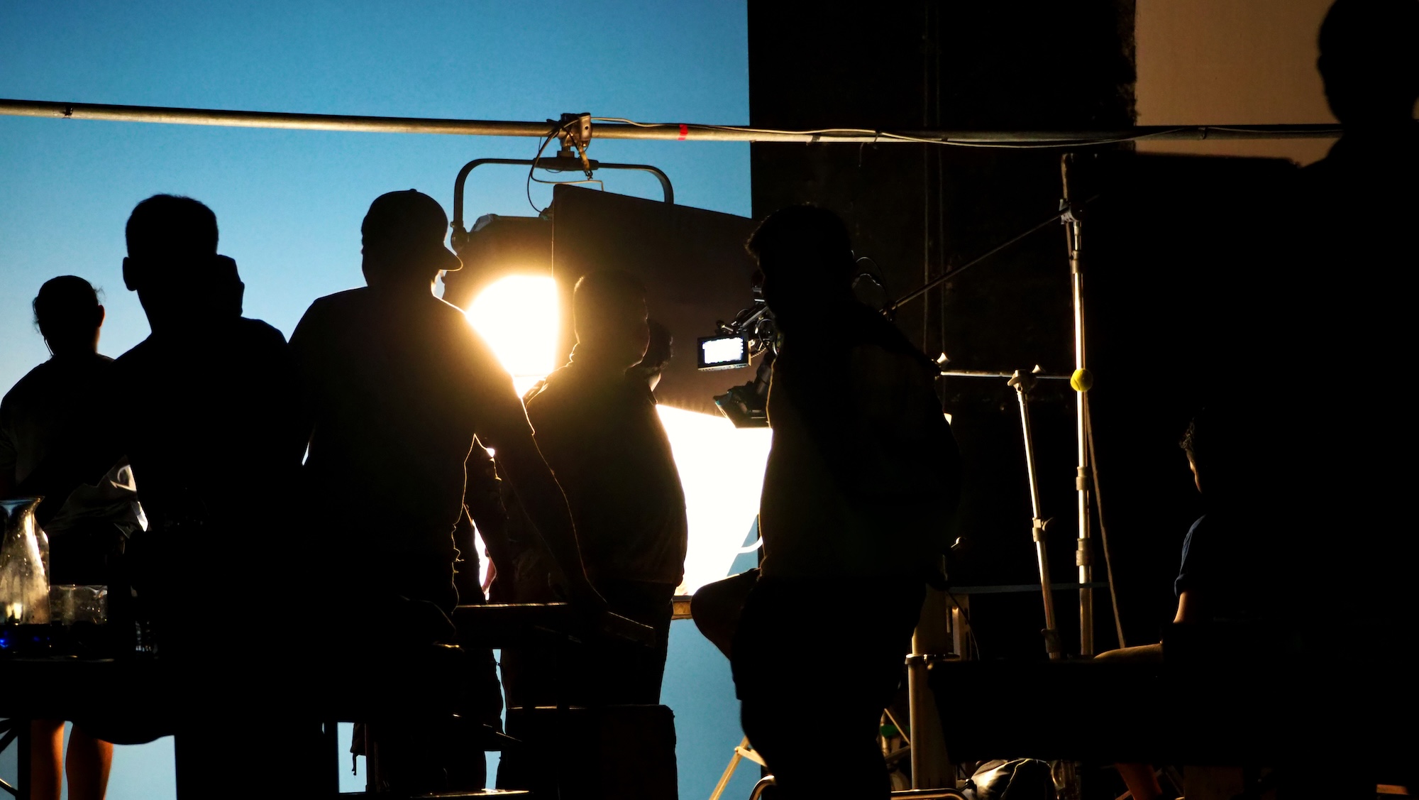 Troupe televisiva e set di produzione Videoconsulting